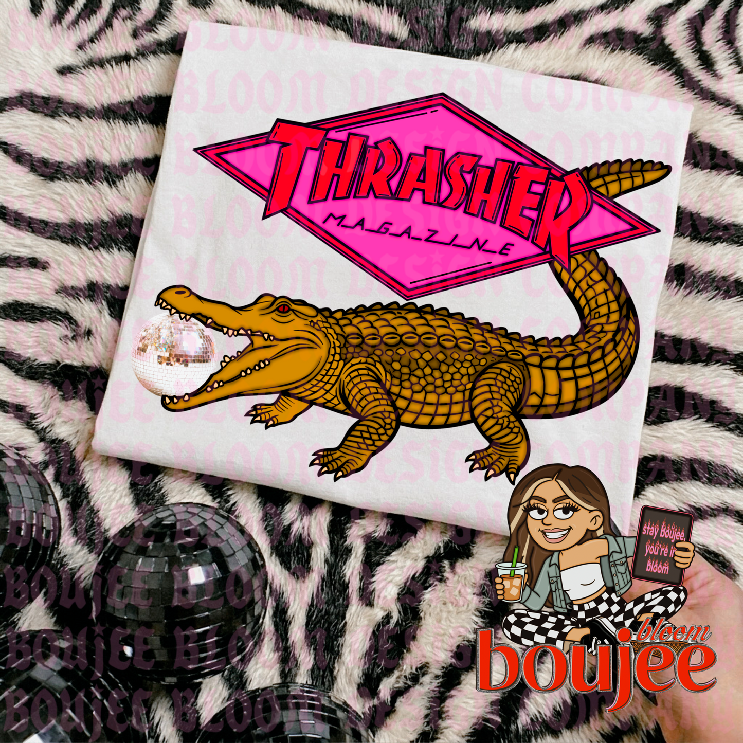 Gator Thrash Pink PNG