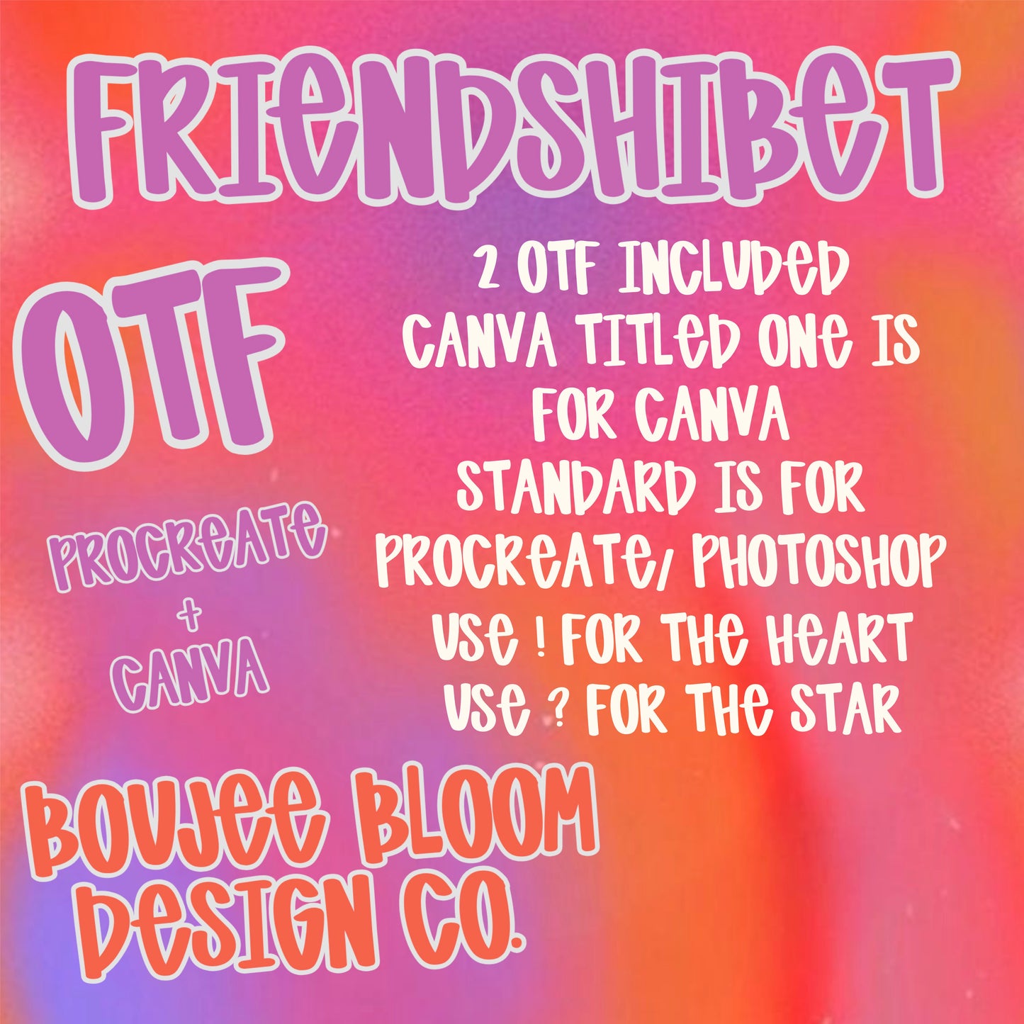 Friendshibet Font- OTF