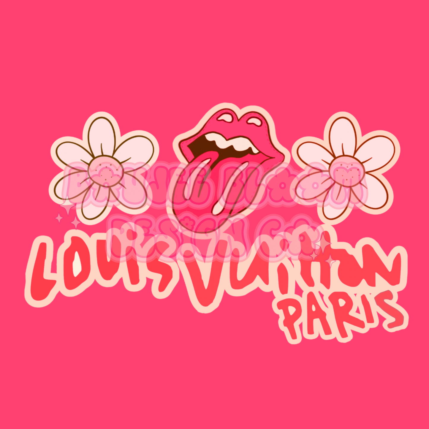 Bright Floral BOUJEE Coral PNG