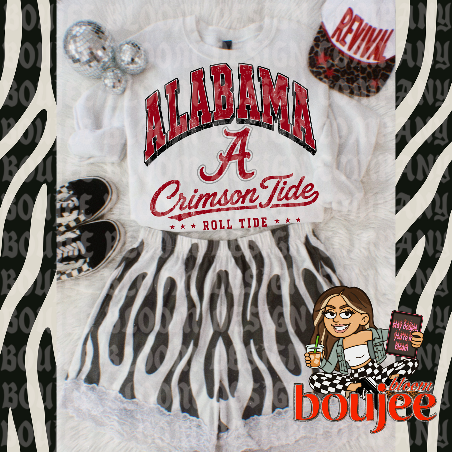 Vintage Alabama Football PNG