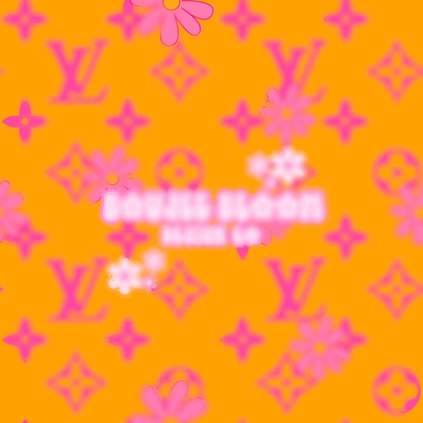 Orange Boujee with Flowers