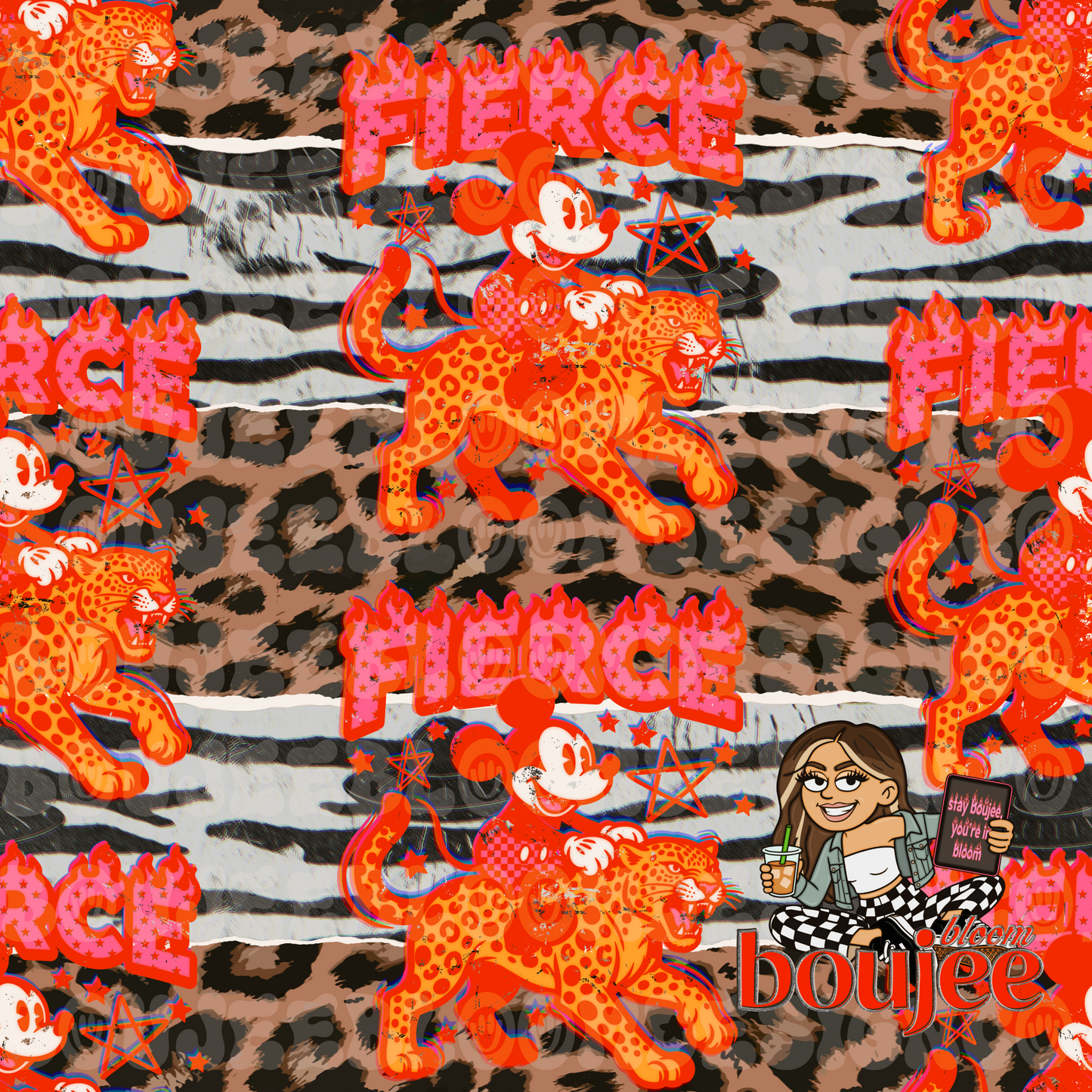 Fierce Mouse Seamless