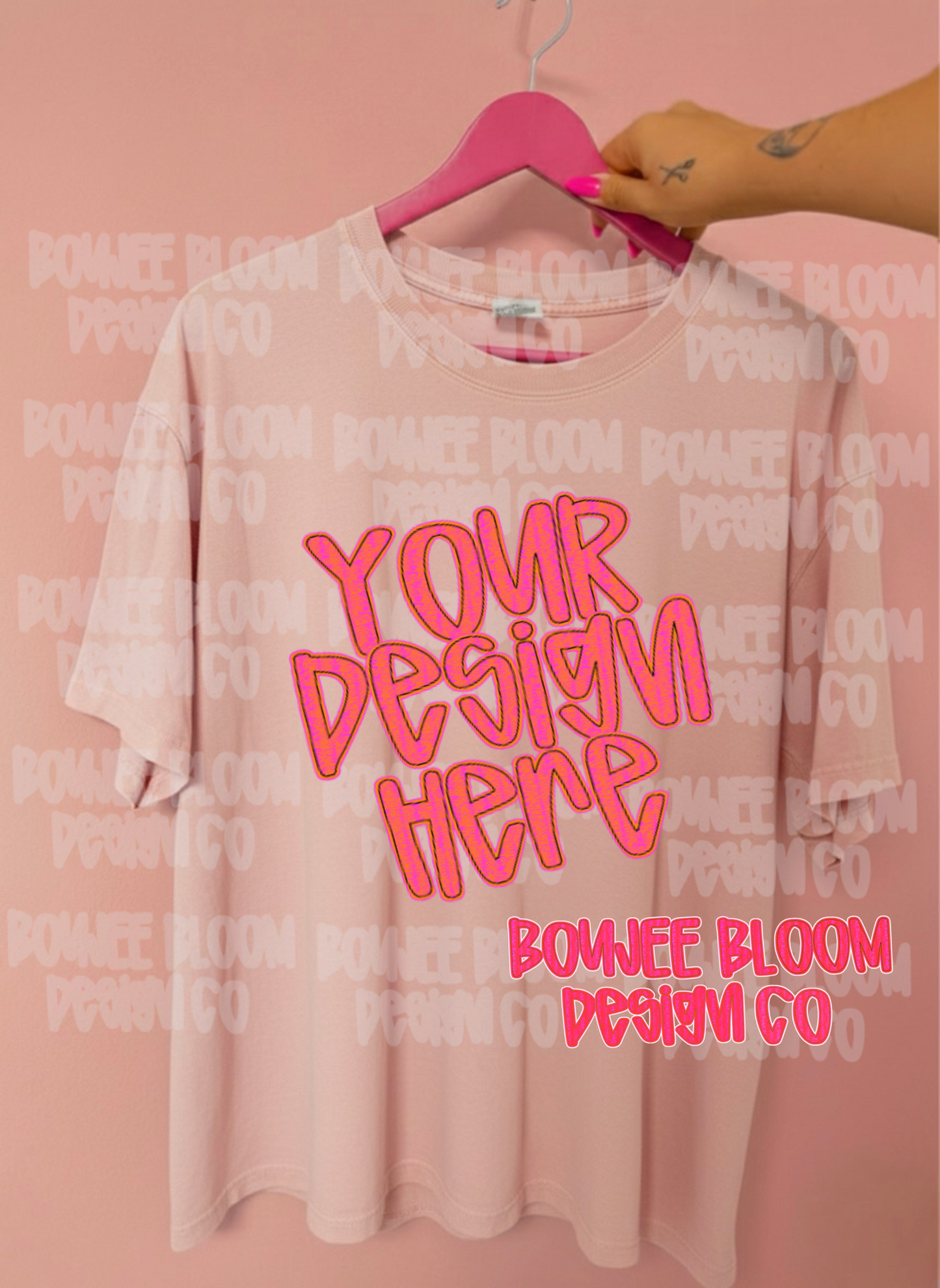 CC LIGHT PINK Tee Mock