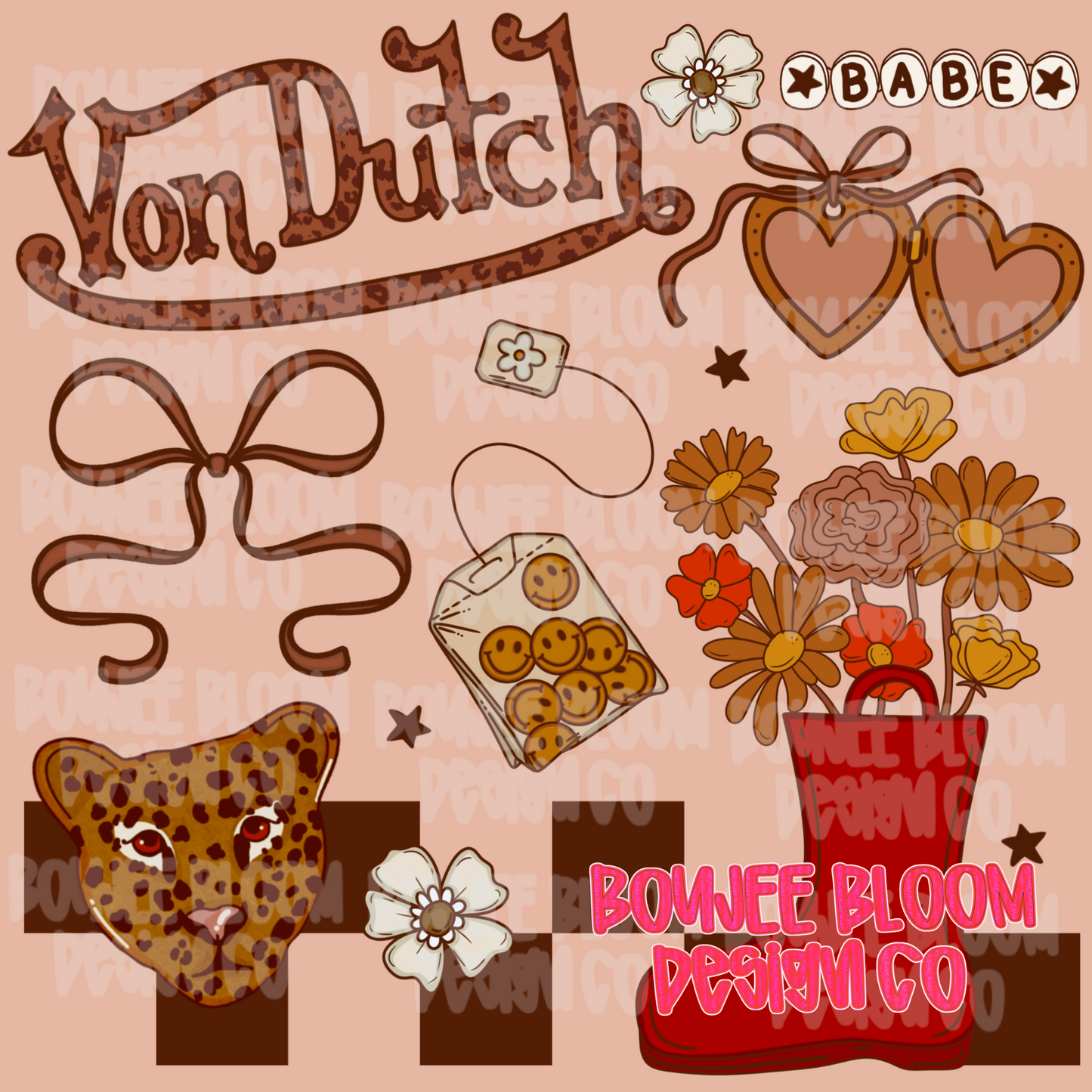 Von D Collage PNG