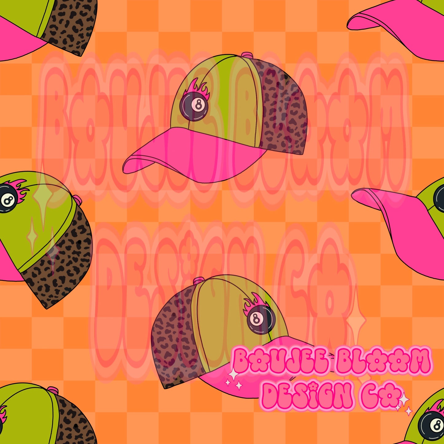 pretty girl vibes seamless LAVABURST ORANGE - GMA X BBDCO COLLAB