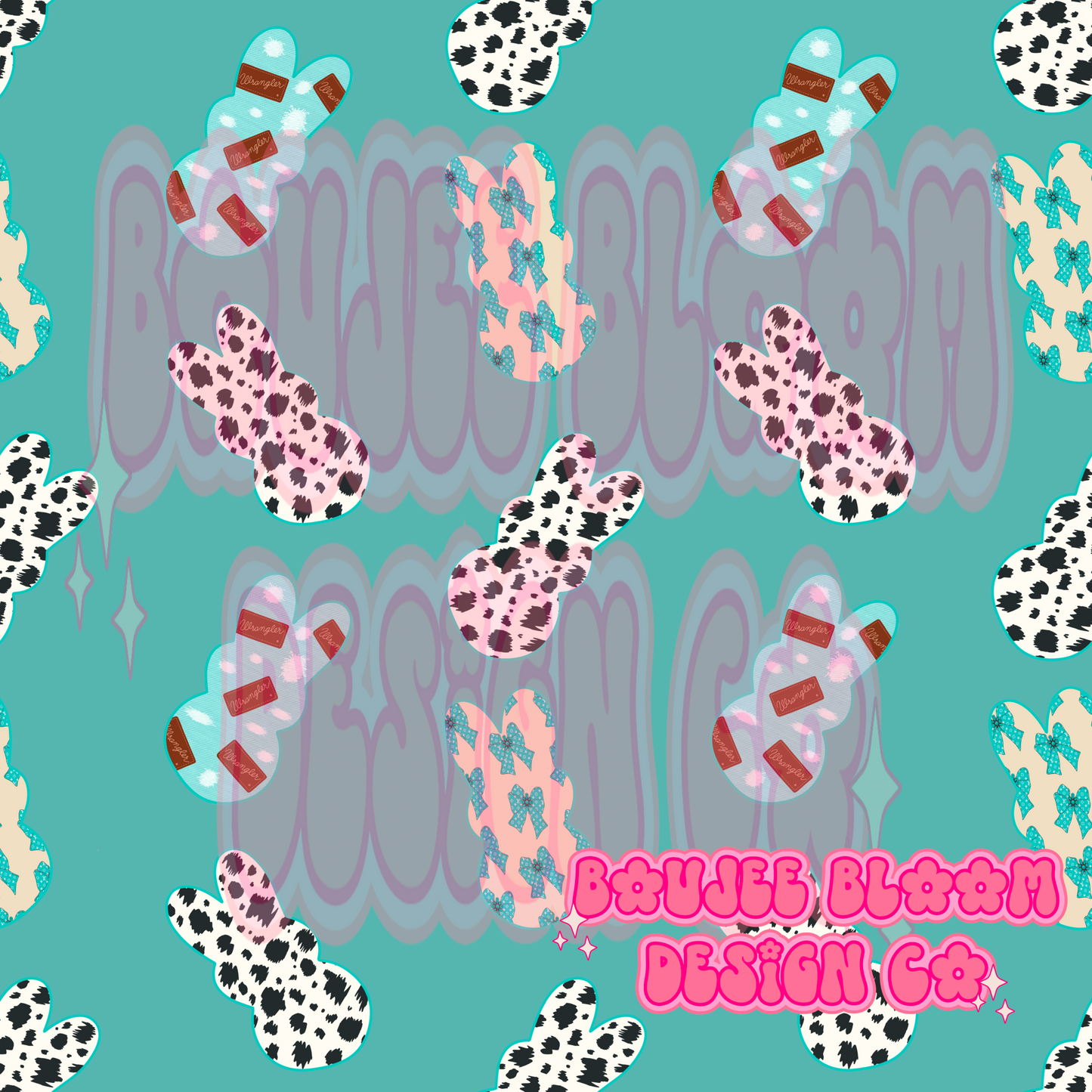 Western Bunnies Print GMA X BBDCO COLLAB