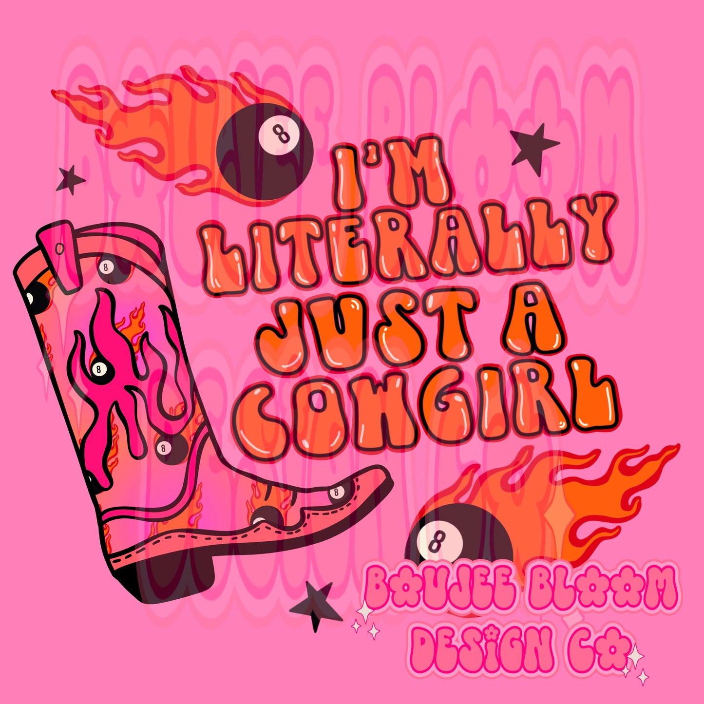 Im Literally just a Cowgirl PNG