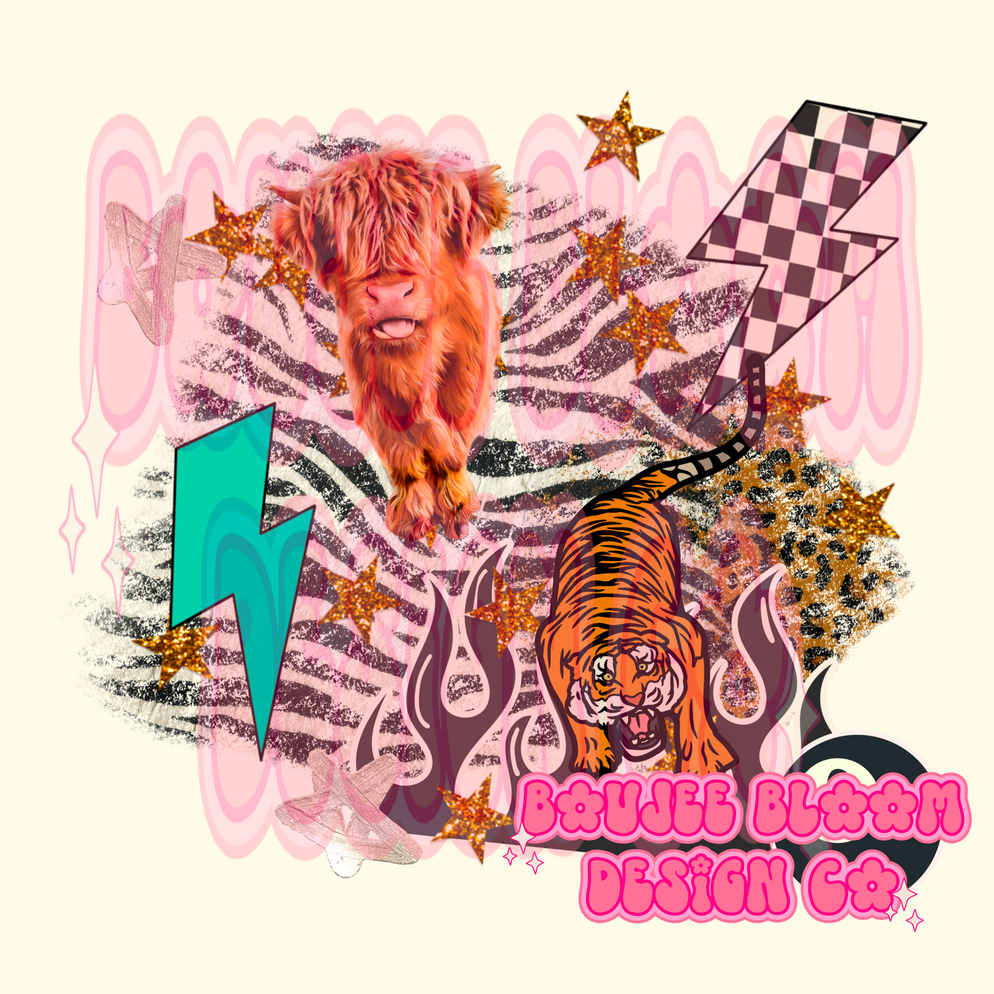 Purrrrfect collage PNG