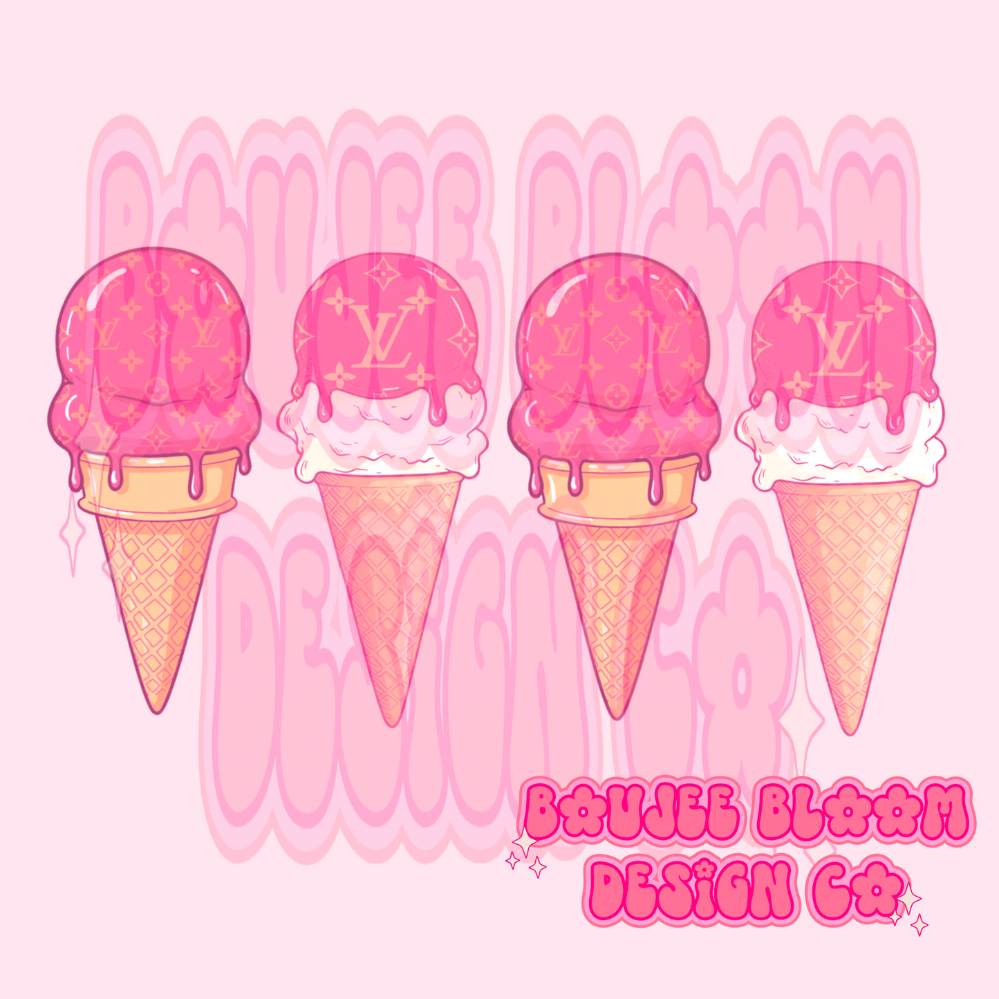 Boujee Ice Creams PNG