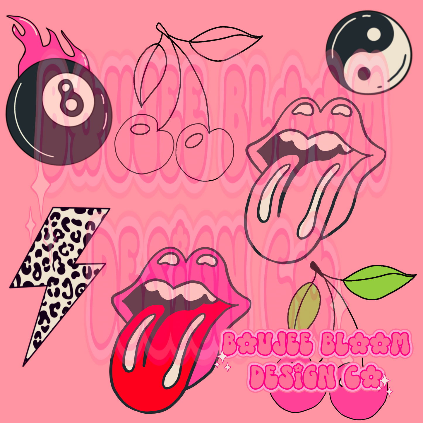 Retro Babe - Commercial Use Only Clip Art Bundle