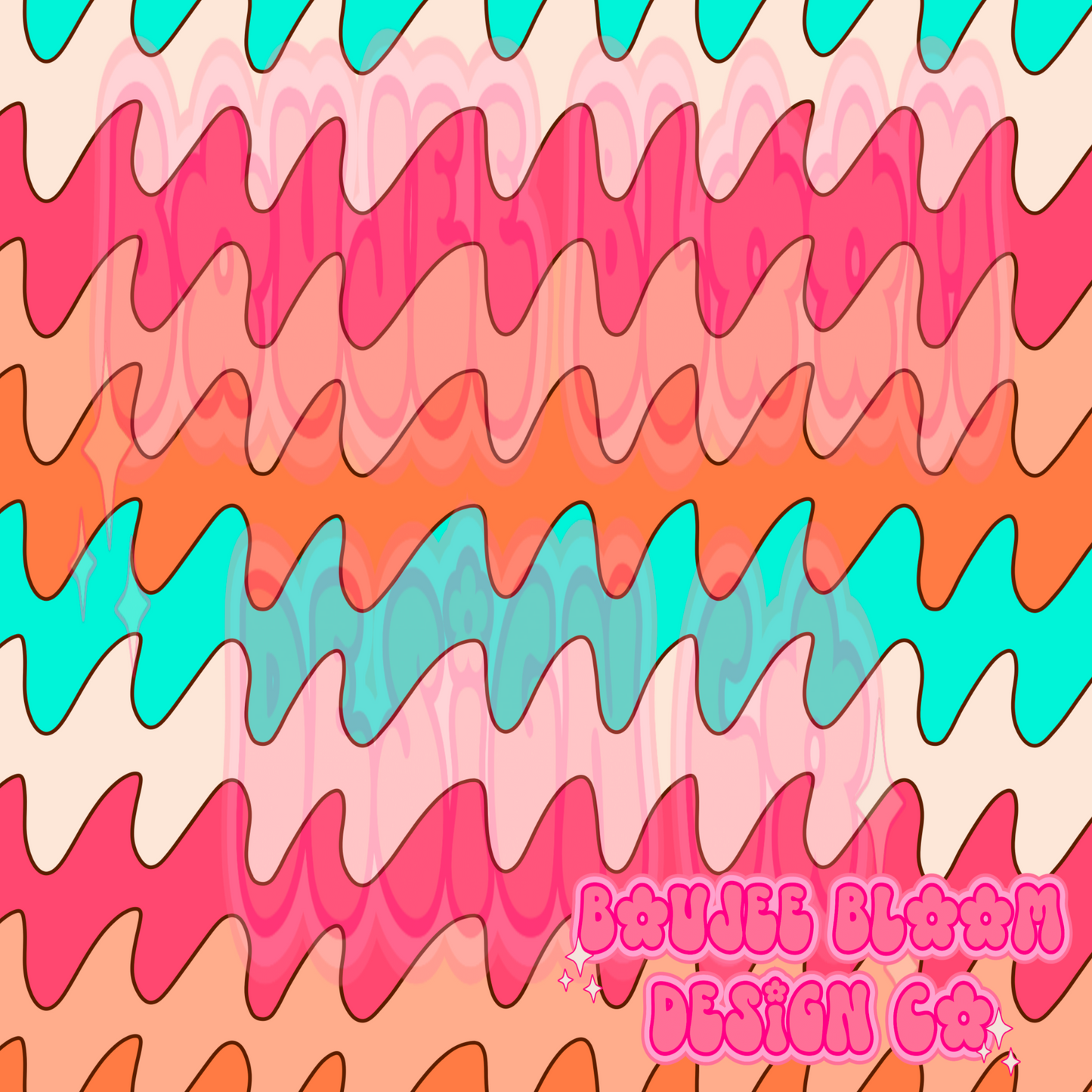 Groovy Brights Seamless