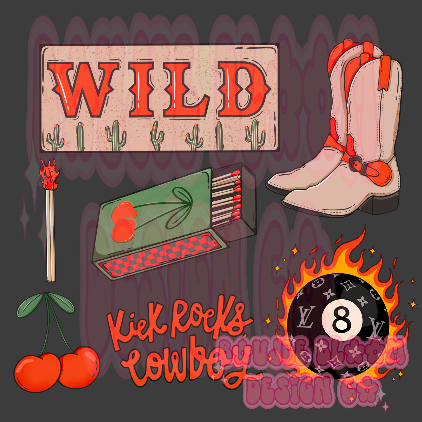 Wild West Boujee PNG