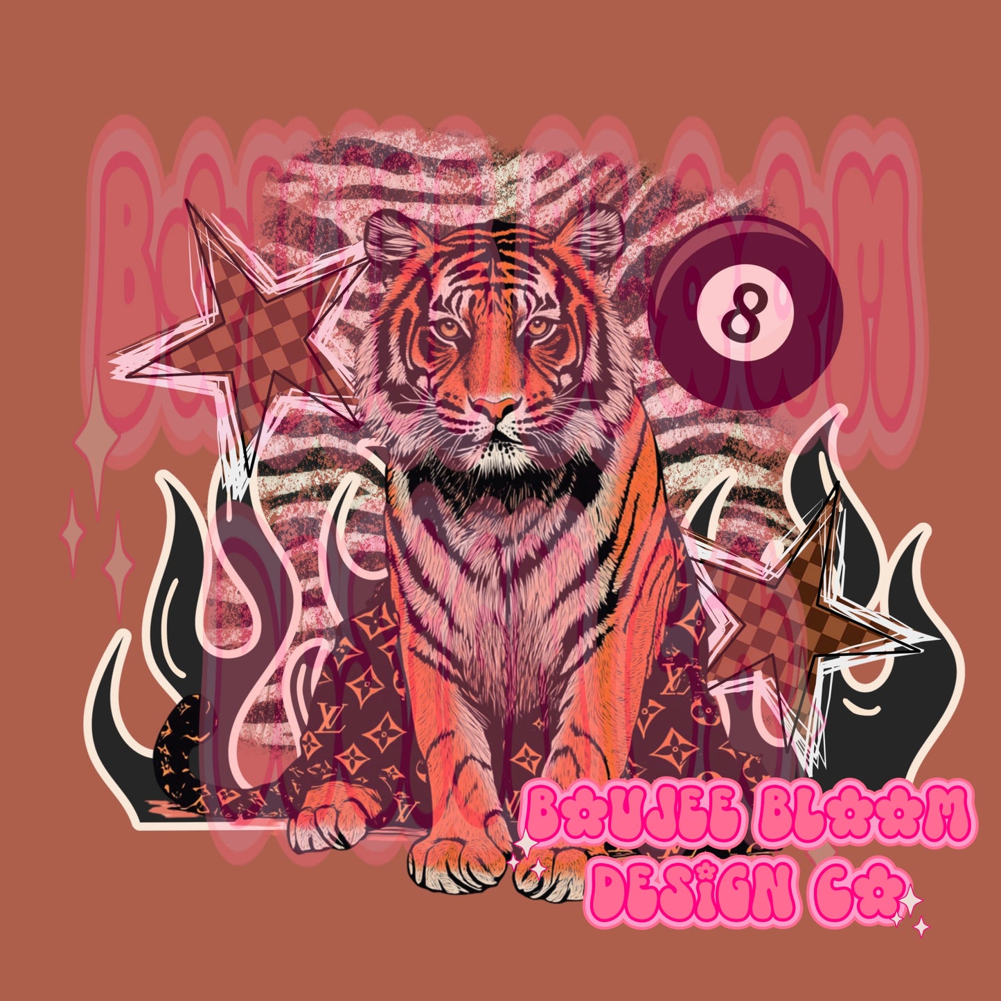 BOUJEE TIGER COLLAGE PNG - SDD X BBDCO COLLAB