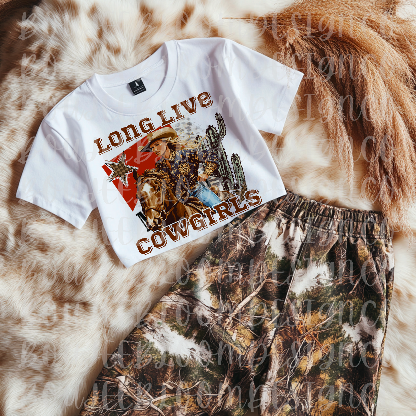 Boujee long live cowgirls PNG