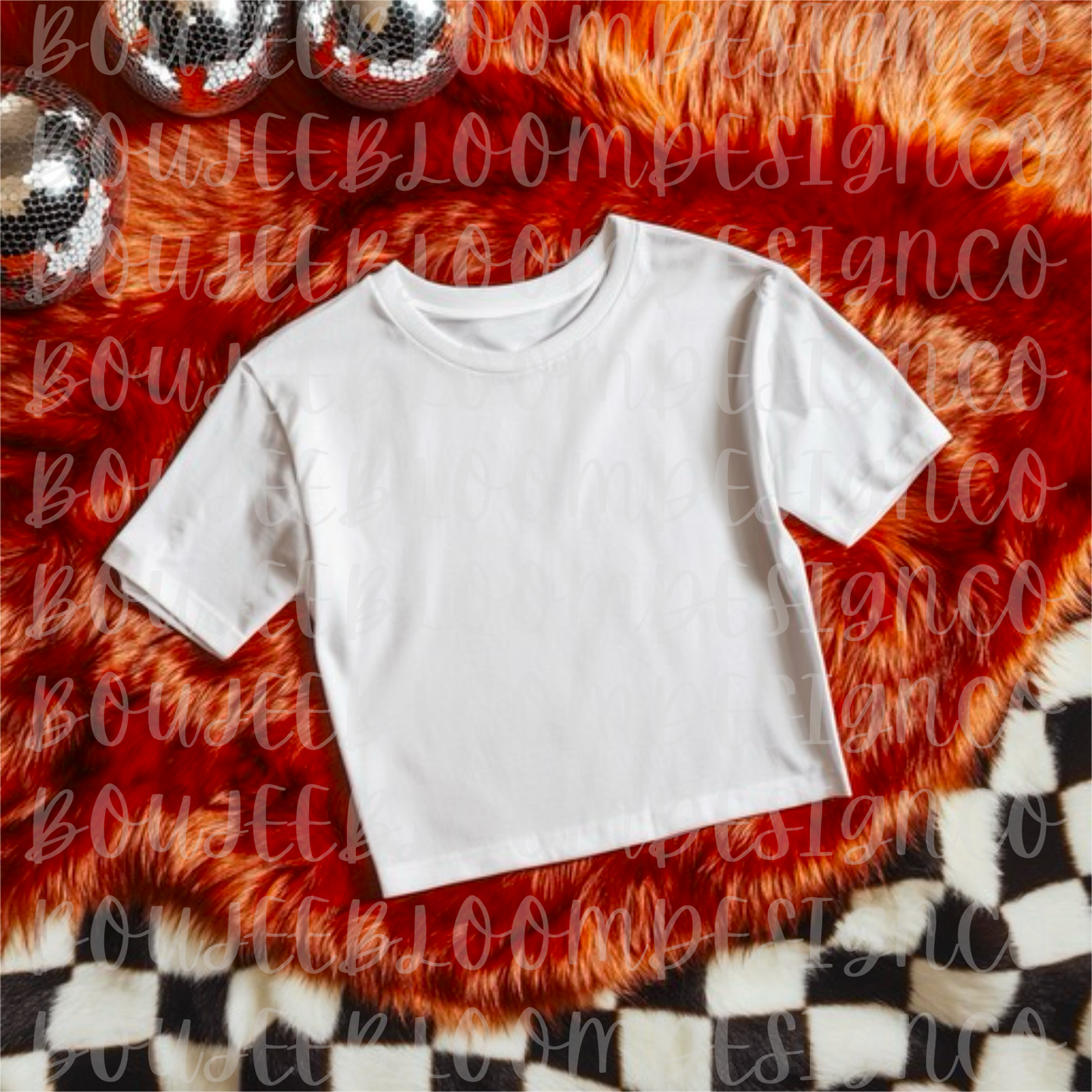 Red and Checker Mockup