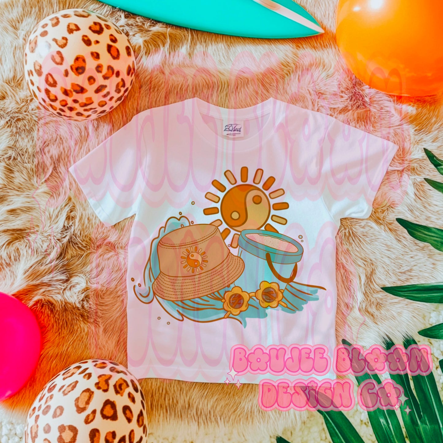 Beachy Bucket and Sunnies PNG COLLAB