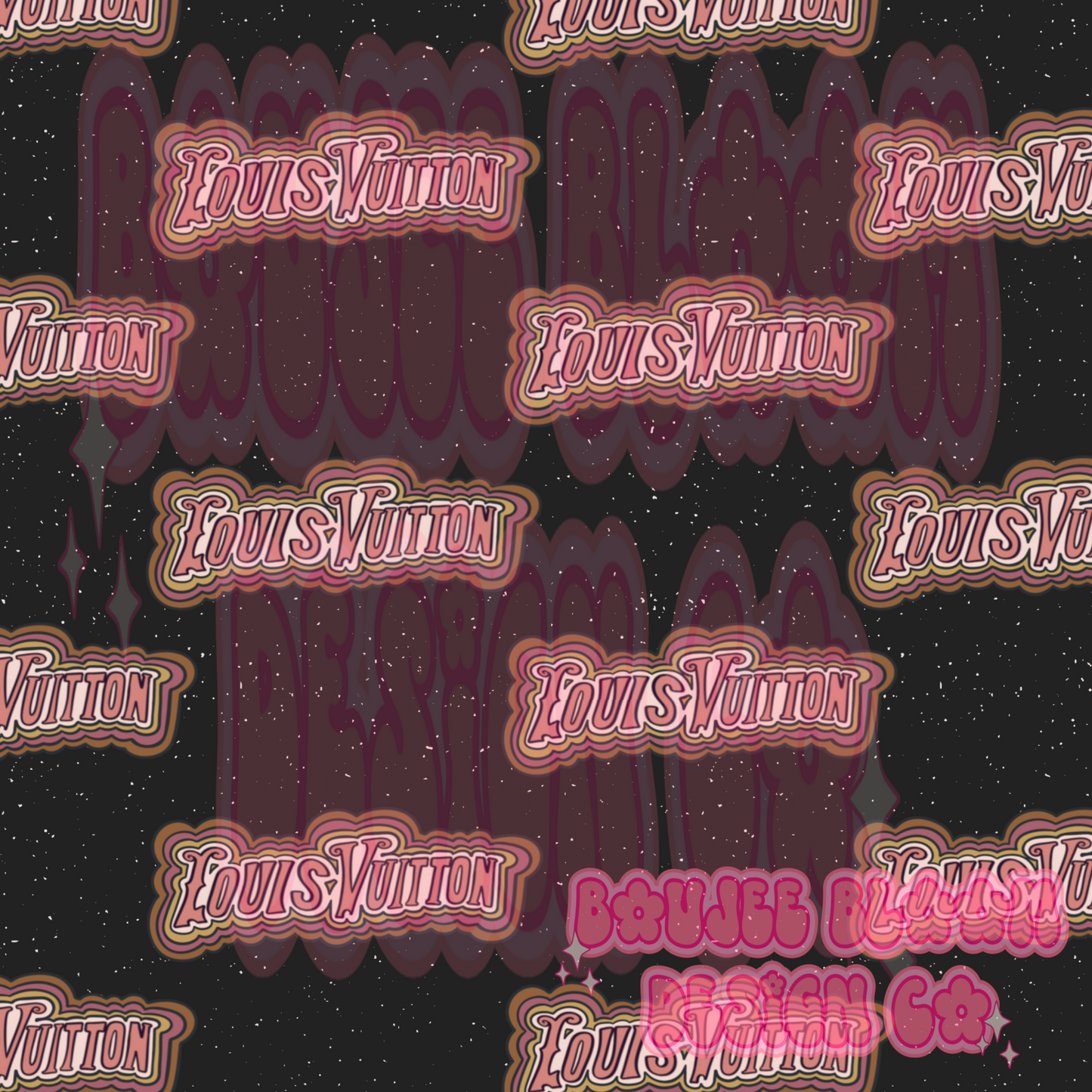 Boujee Words Seamless