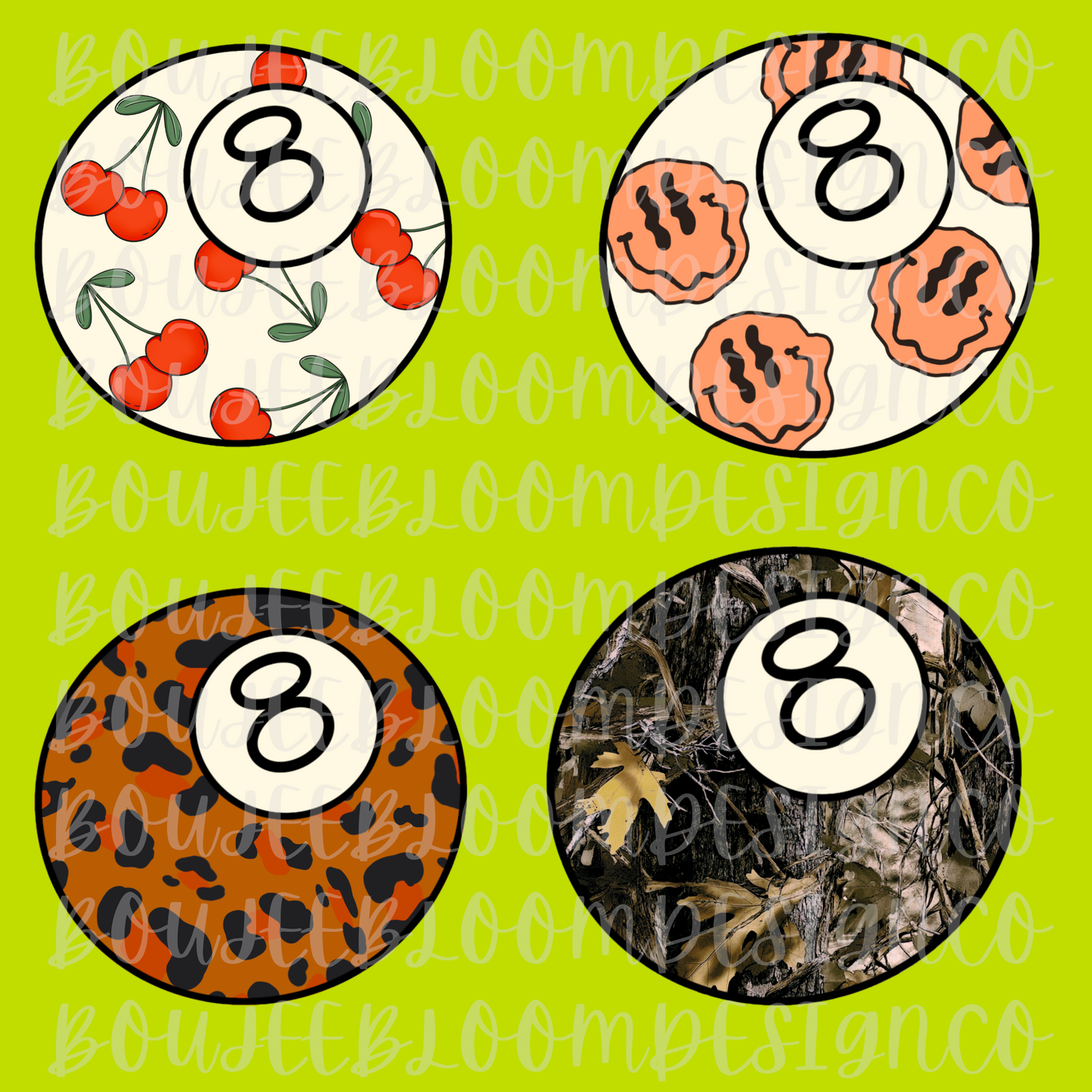 8 Balls - Commercial Use Only Clip Art Bundle