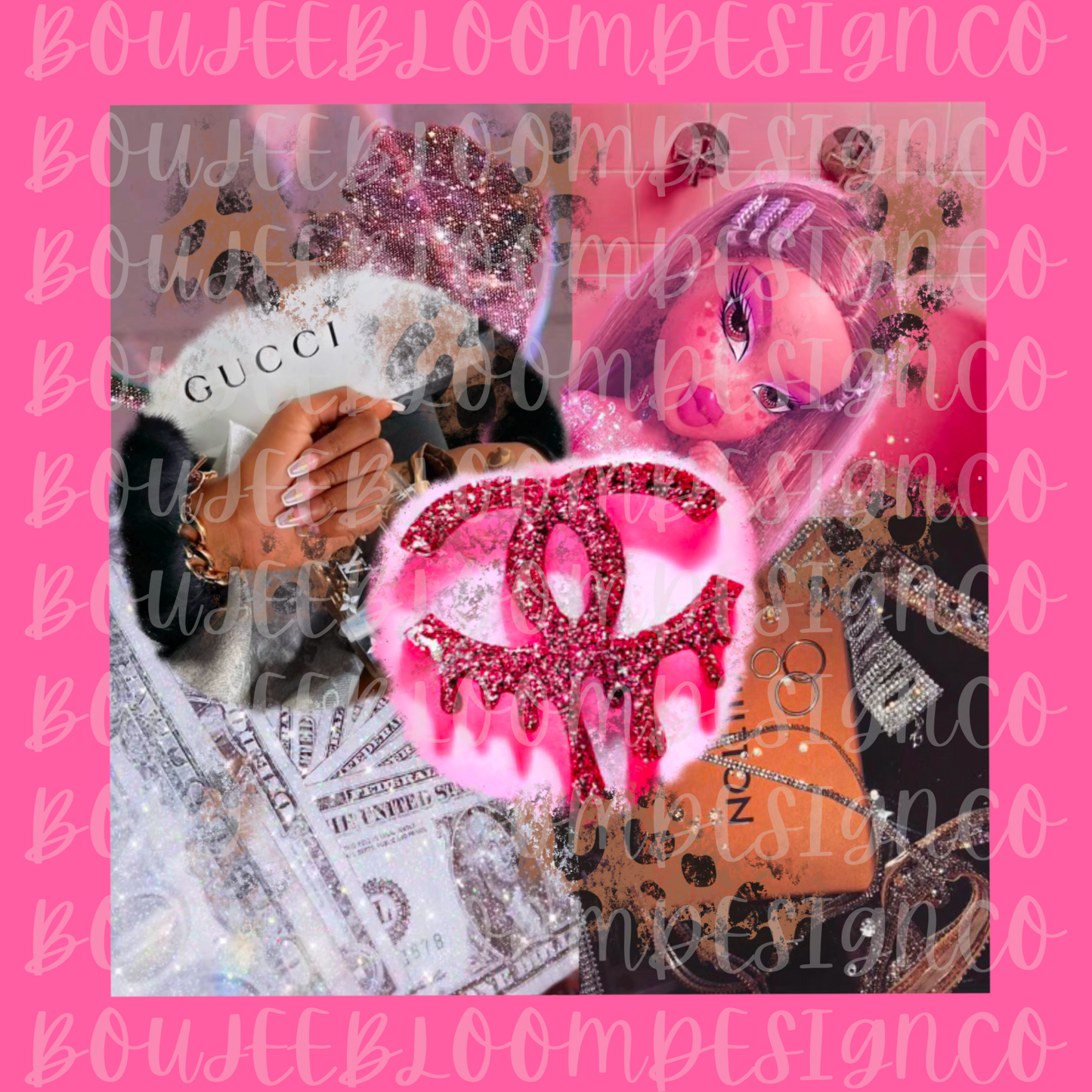 Boujee Mashup Collage PNG