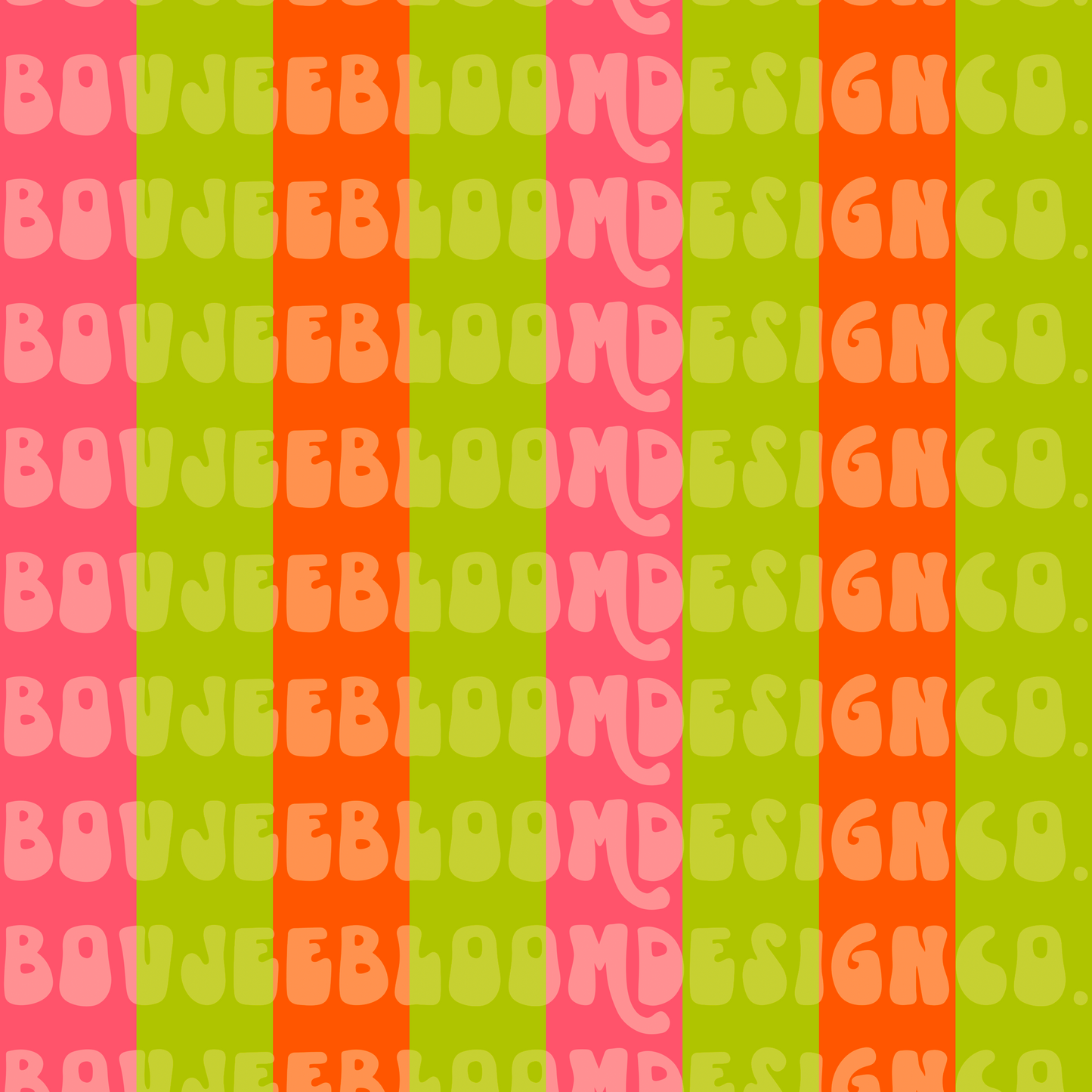 Neon Retro Stripes Seamless