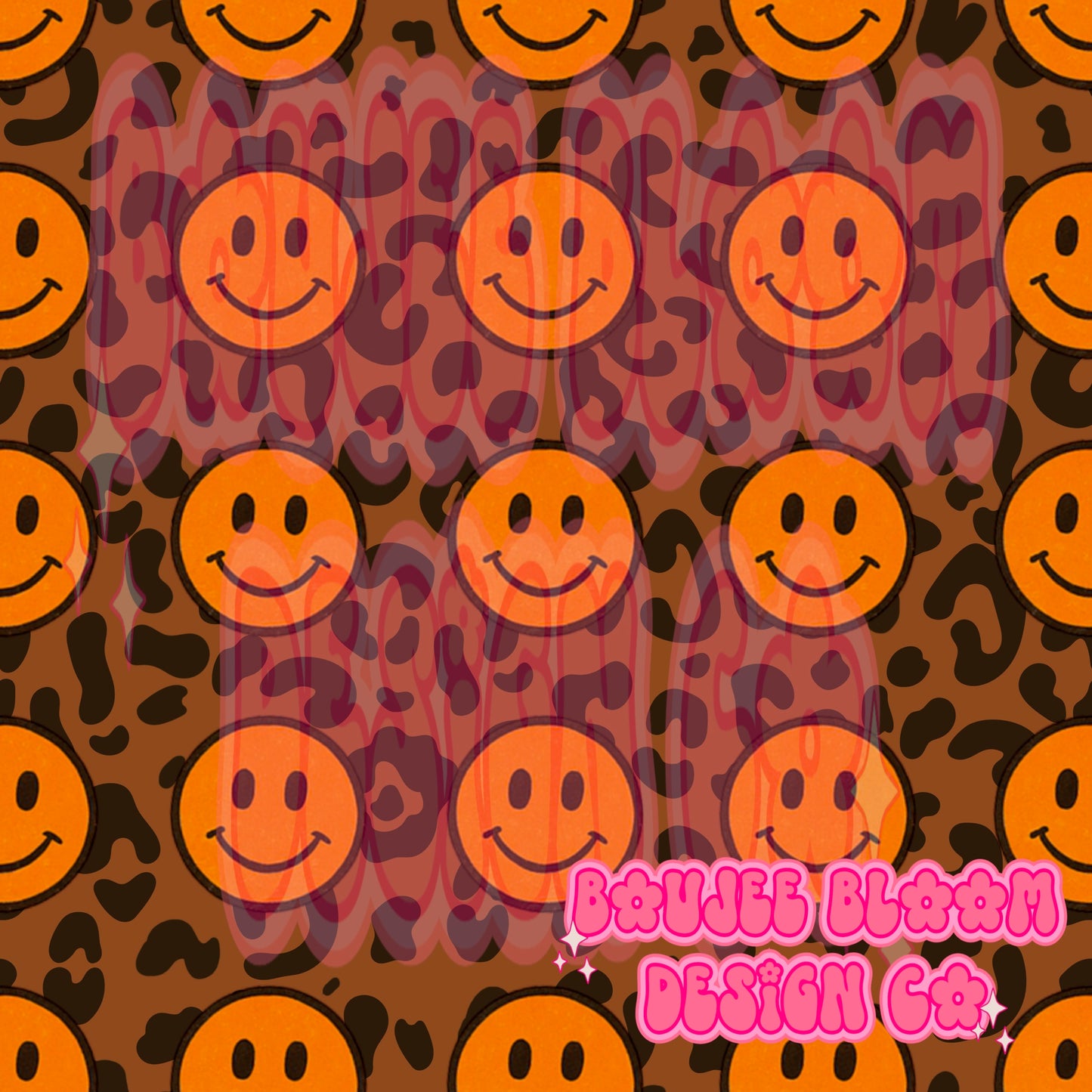 Cheetah Smiles SEAMLESS