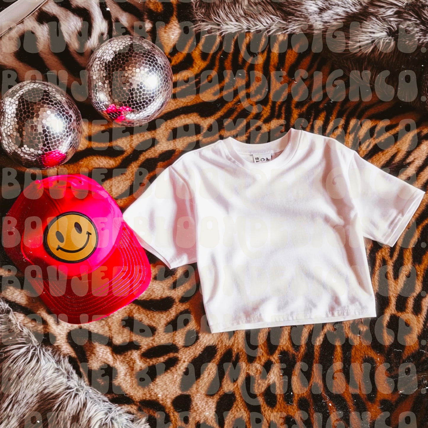 Trucker Hat Smiley Mockup