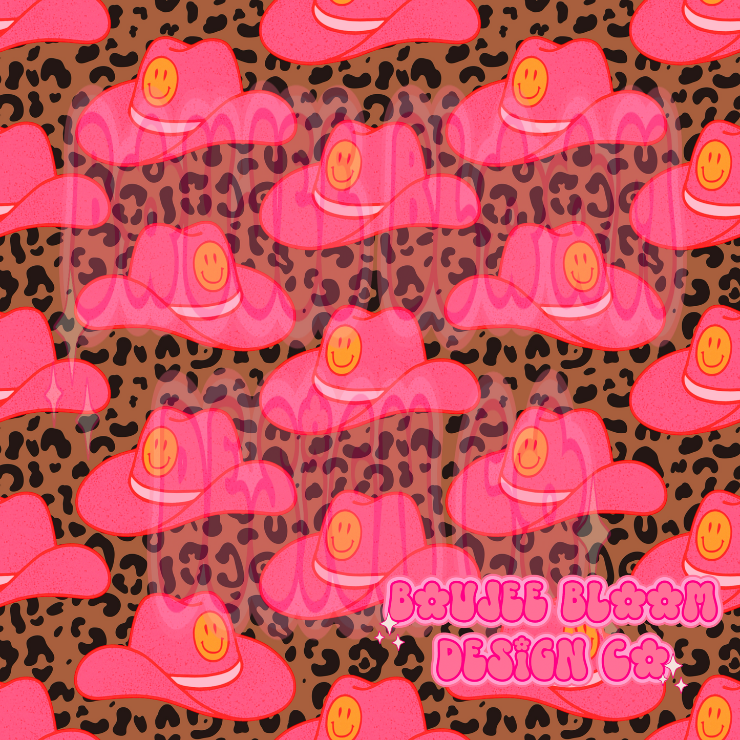 Hats and Cheetah SEAMLESS