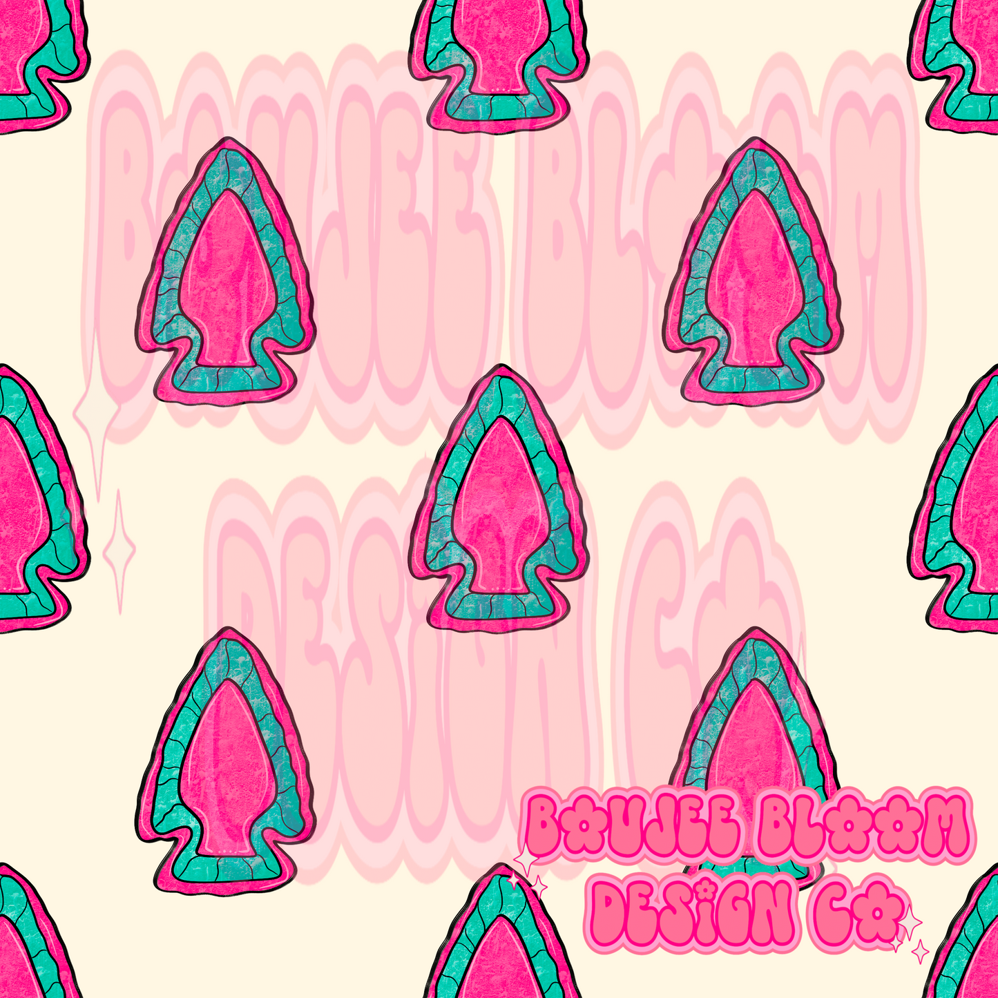 Sparkly Arrows seamless