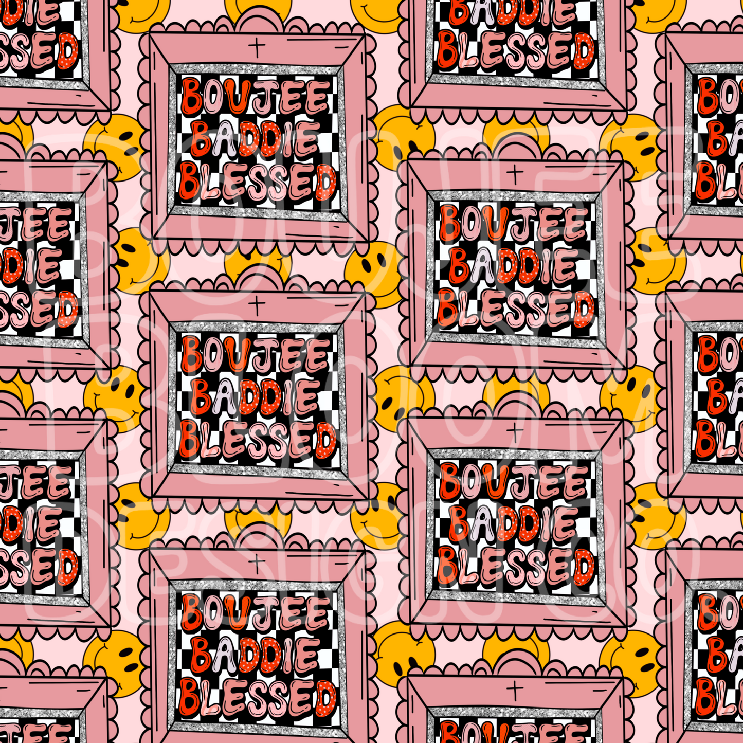 Boujee Baddie Blessed Seamless