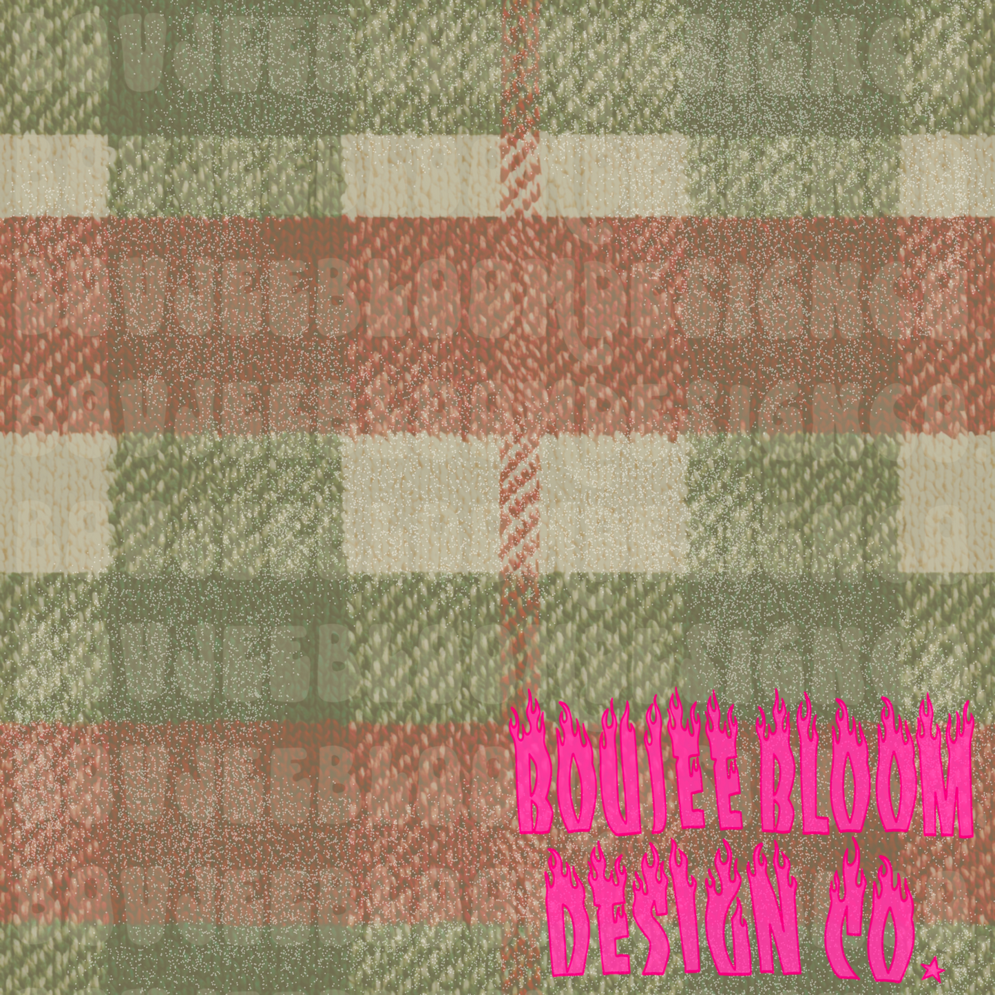 Muted Christmas Plaid Seamless