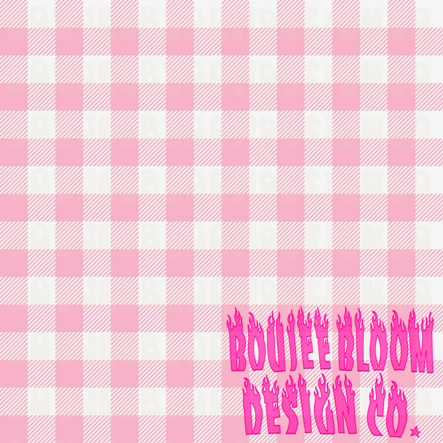 Pink Gingham Seamless