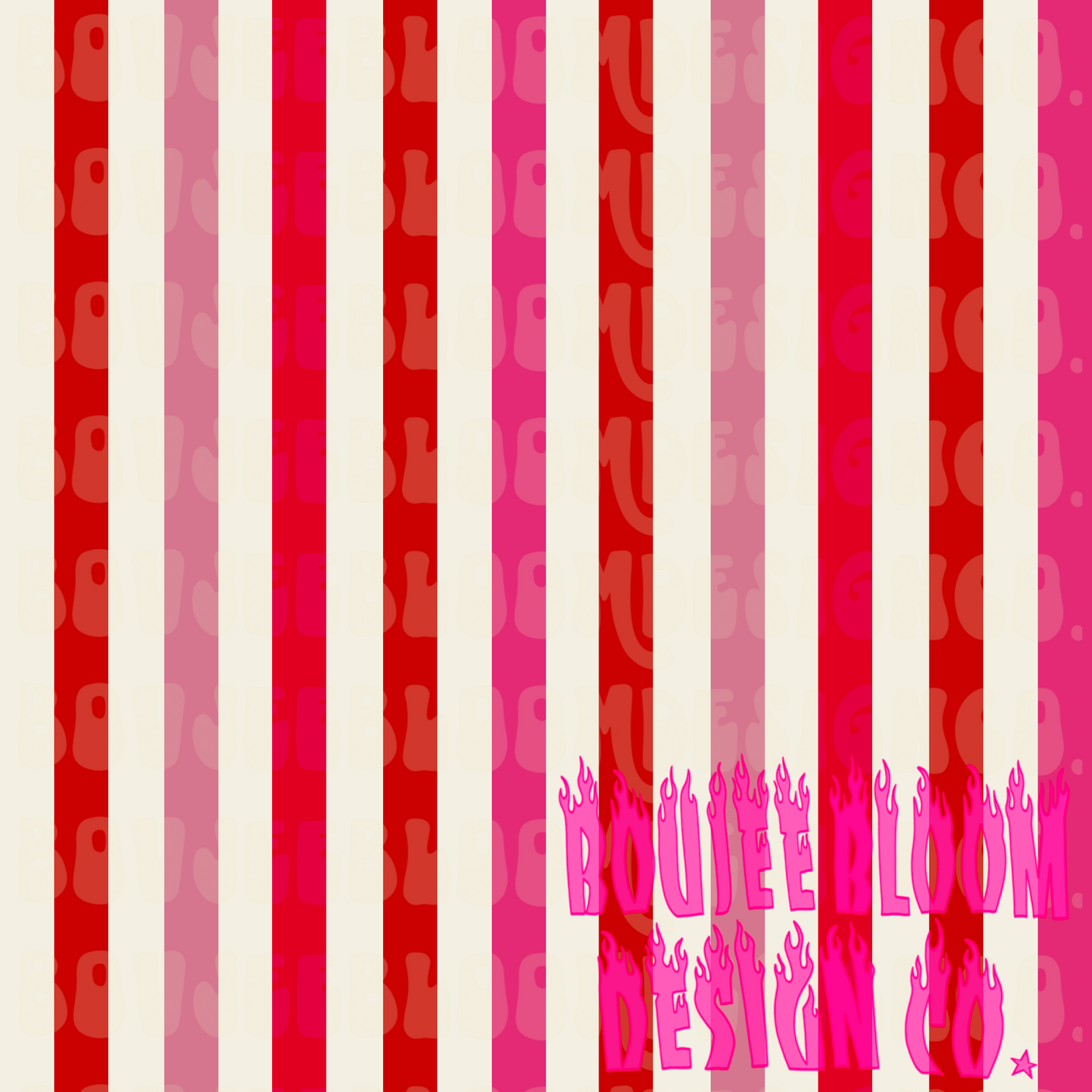 Be Mine Stripes Seamless