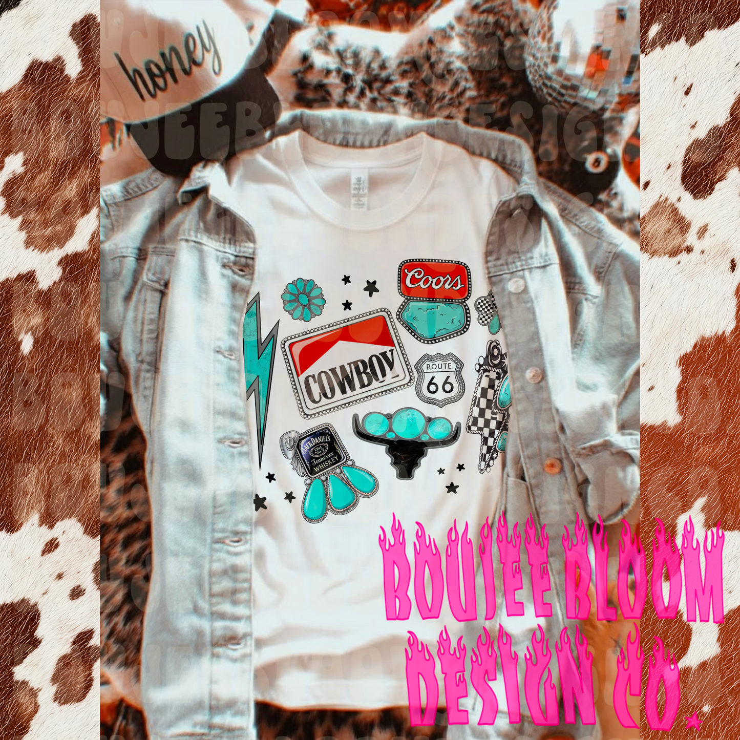 COWBOY TURQUOISE PNG