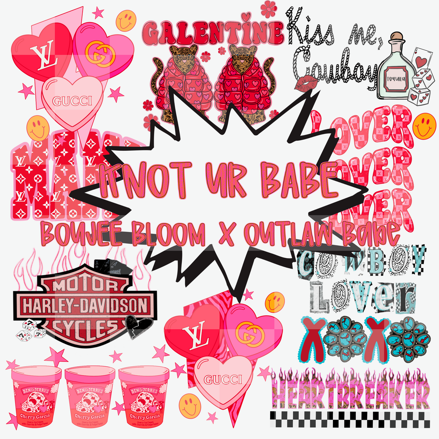 Not Ur Babe Collab - BOUJEE BLOOM X OUTLAW BABE