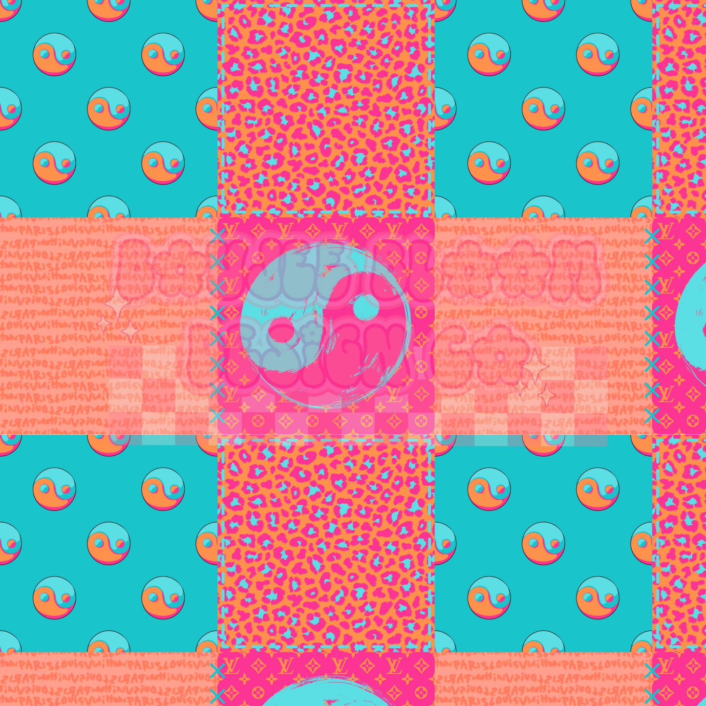 Yin Yang Patchwork Boujee