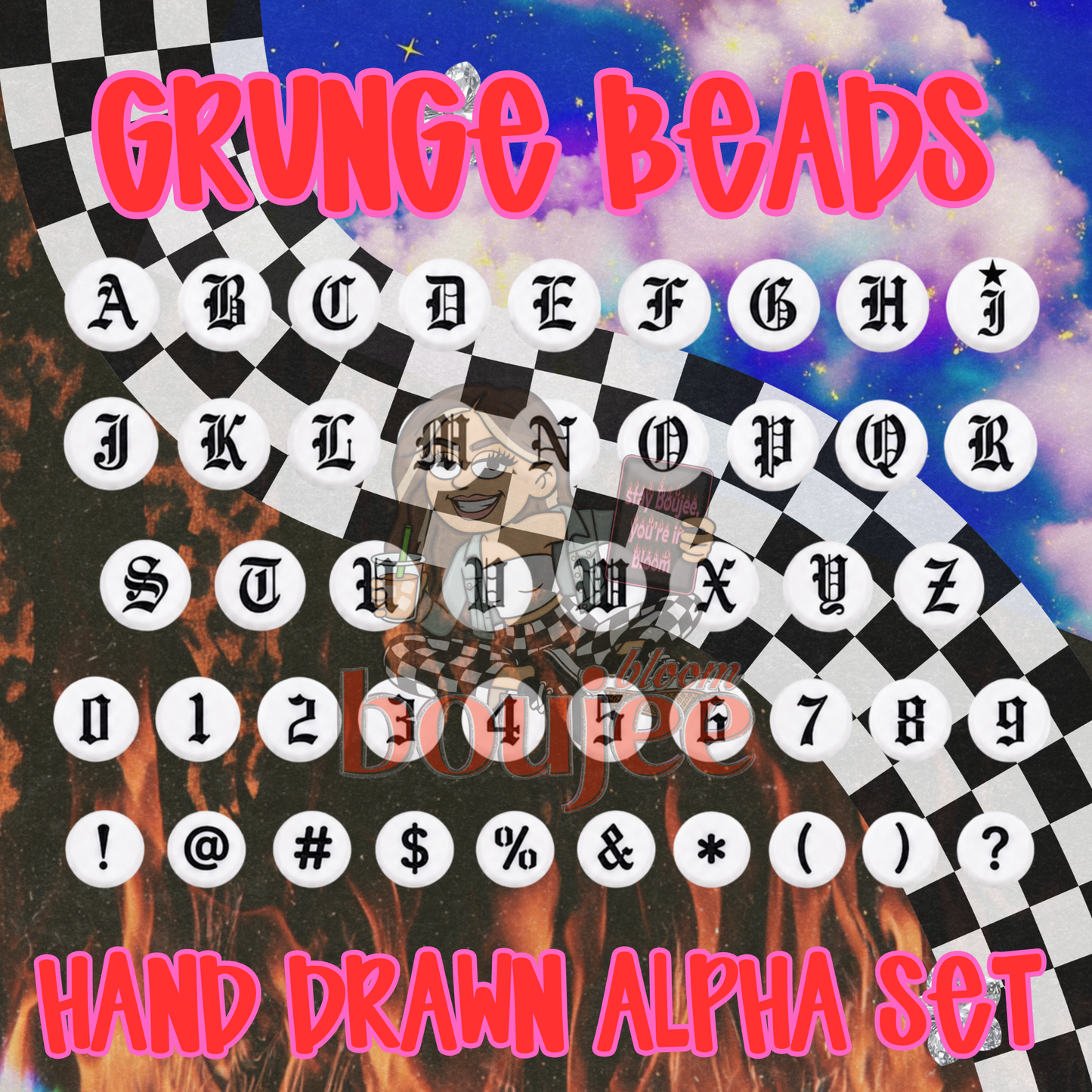 Grunge Beads Alpha