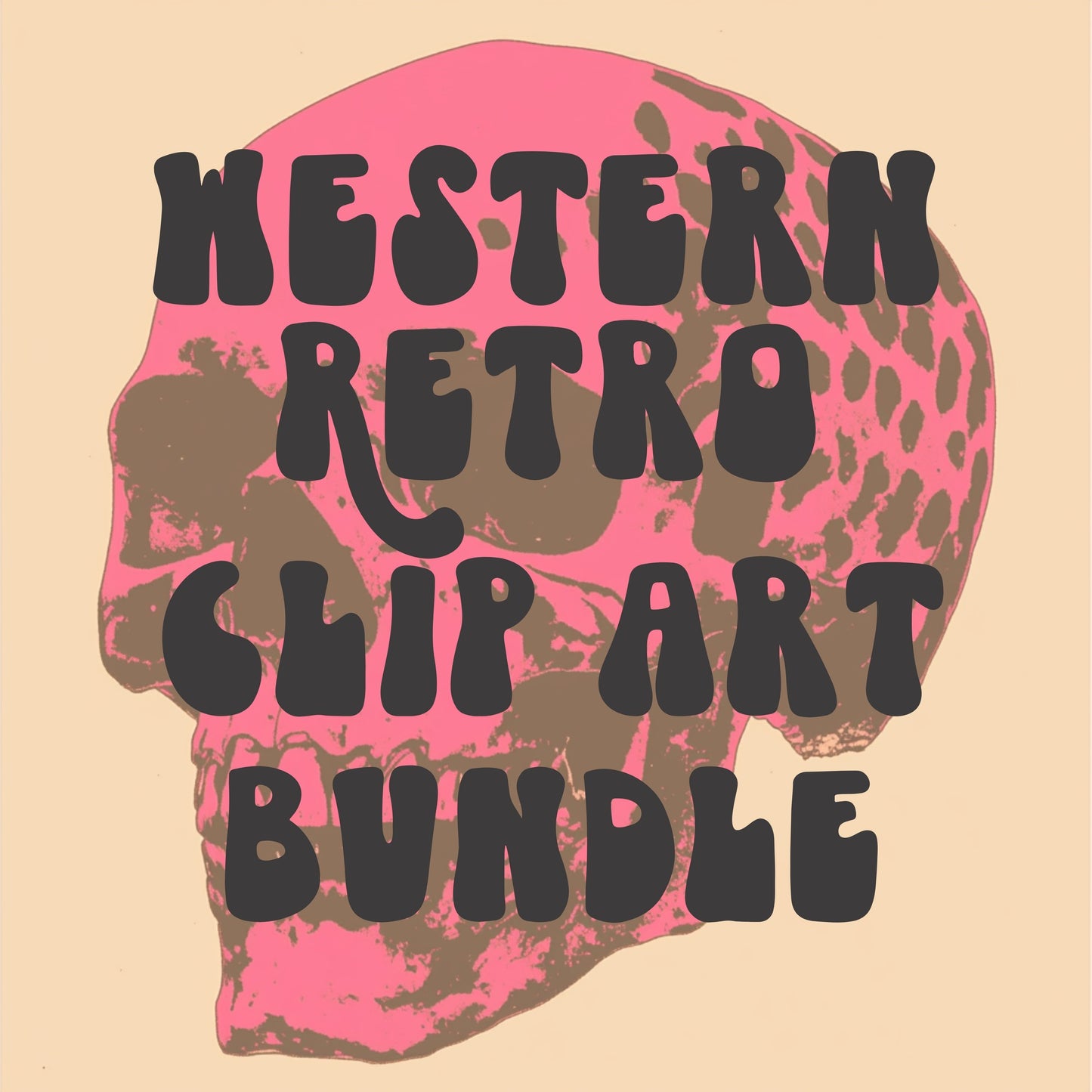 Western Retro - Commercial Use Only Clip Art Bundle