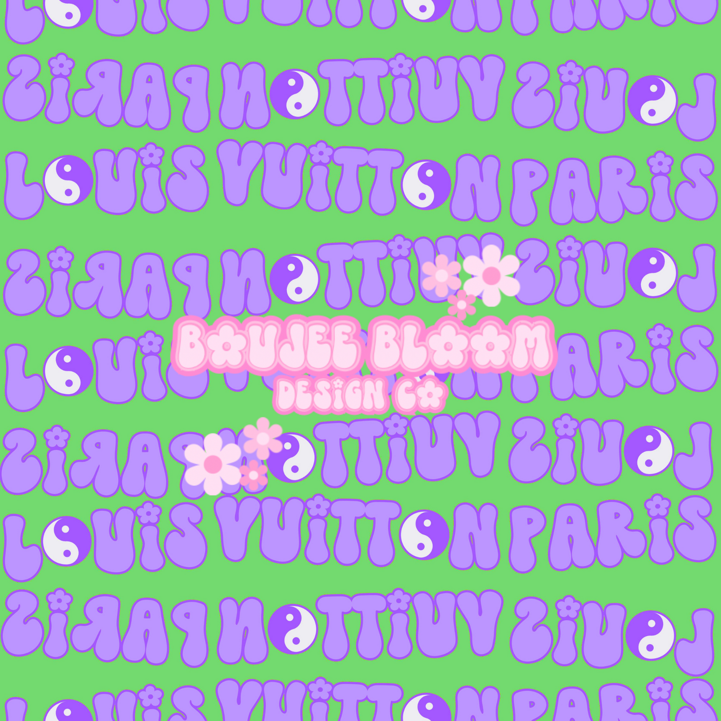 boujee yins purple and green