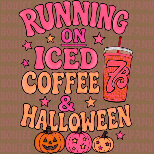 Running on Iced Coffee & Halloween 7B PNG