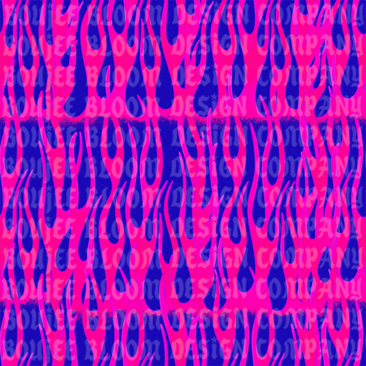 Pink Purple Flames Seamless • Commercial Use