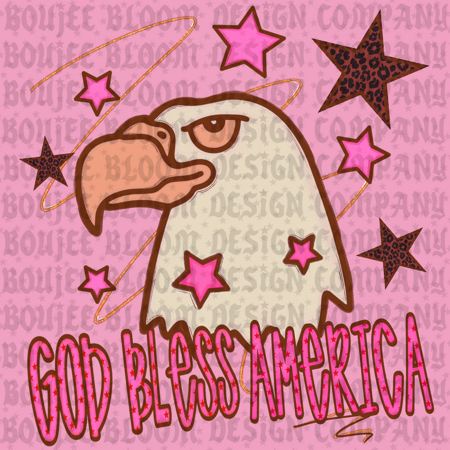 God Bless America PNG