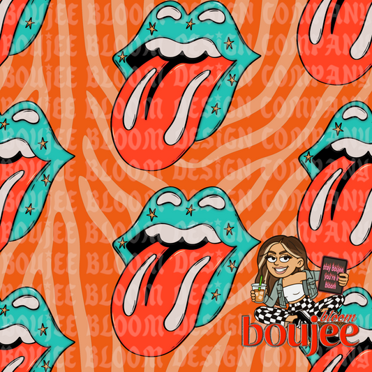 Colorful Zebra Tongue Seamless