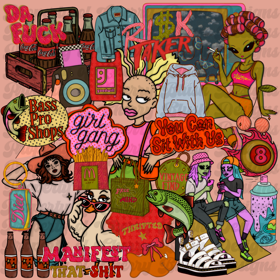 Clip Art Palooza Boujee Bloom x Cherry Blush Collab NO CODES