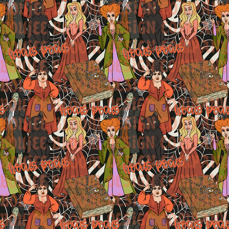 Hokey Pokey Characters Seamless