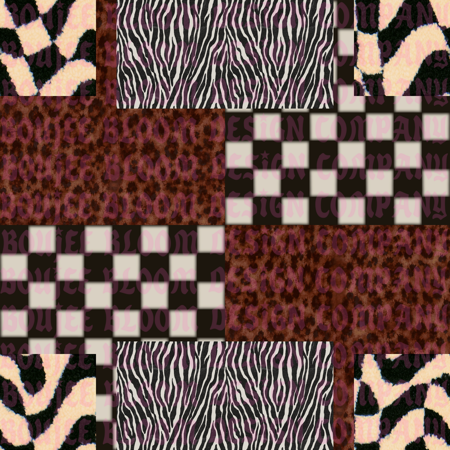 Wild Vibes Patch Seamless