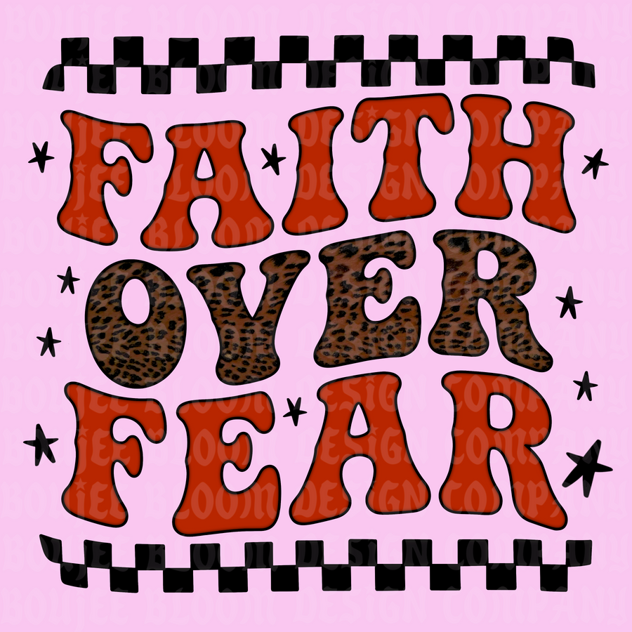 Faith Over Fear PNG