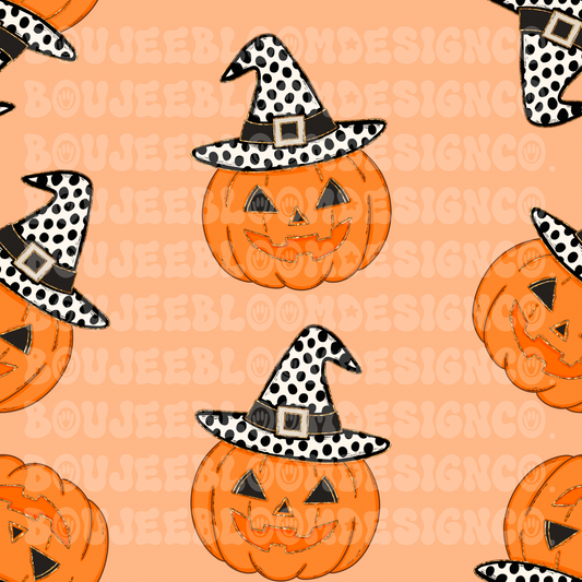 Spooky Pumpkin Seamless
