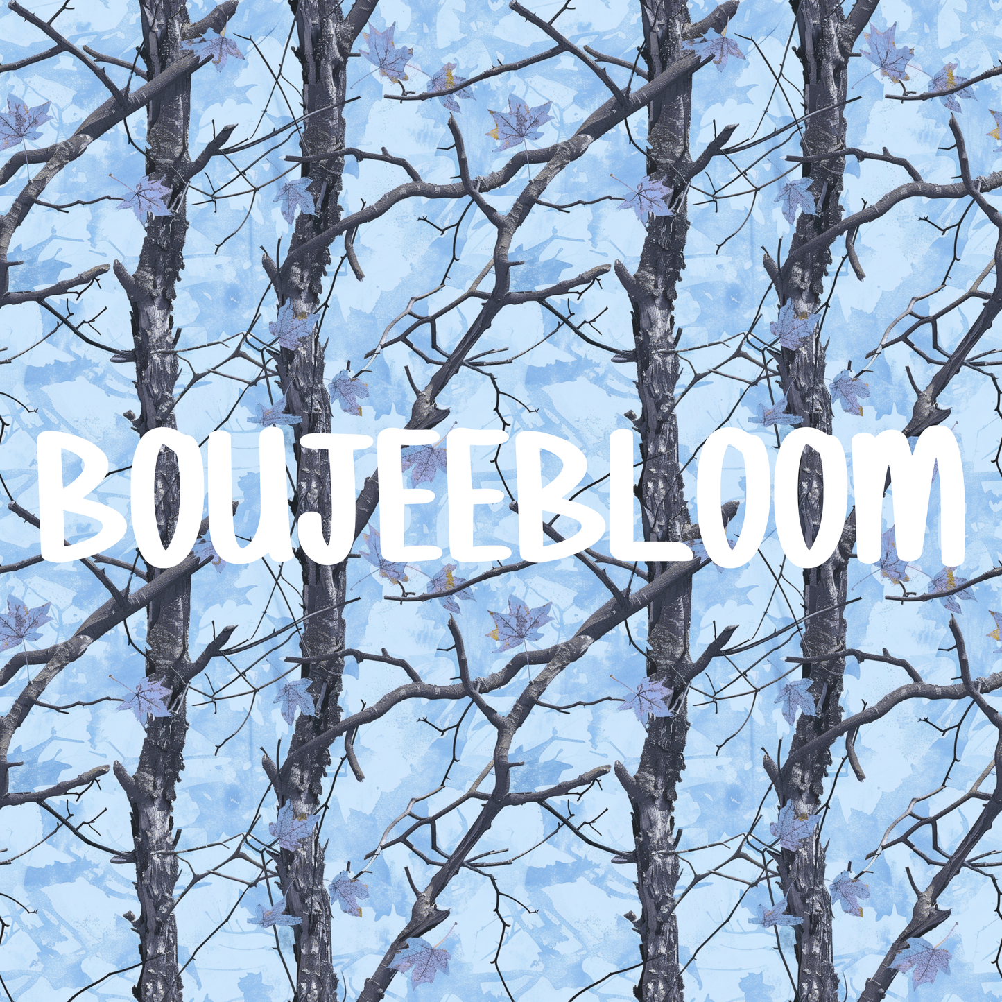 Dusty Blue Camo Seamless