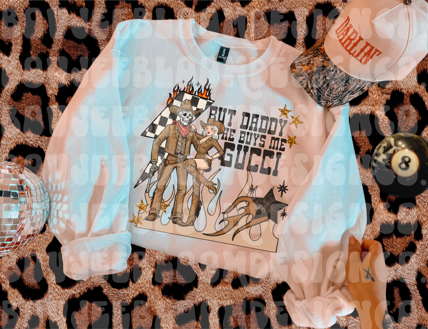 But Daddy Boujee Vintage Splash PNG