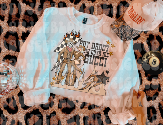 But Daddy Boujee Vintage Splash PNG